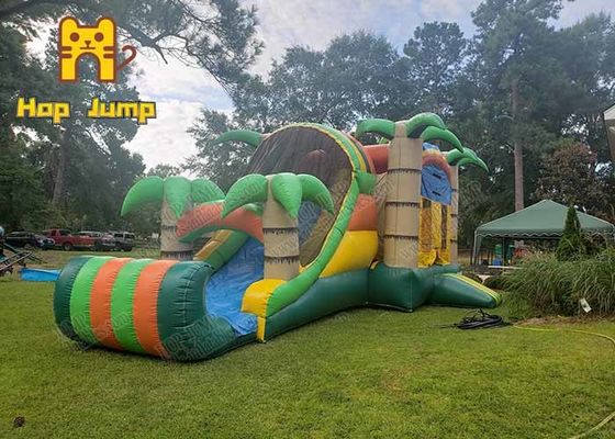 Indoor Outdoor Inflatable Bouncer Combo بازی Inflatable Slide Castle