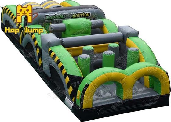 Blow Up 40 Ft Obstacle Course Inflatable تجاری برای اجاره