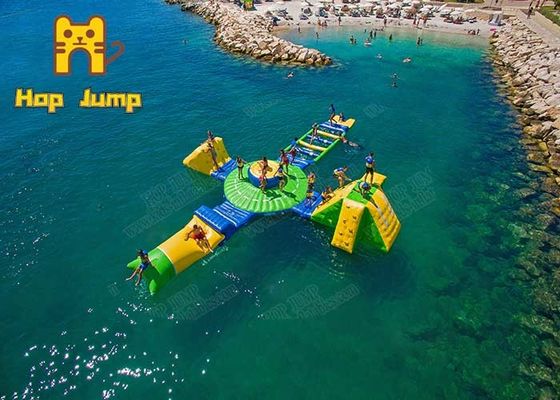 پارک آبی بادی شناور برای کودکان نوپا HOP JUMP با نصب آسان
