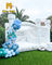 17 فوت سفید Wedding Bouncer Slide Combo Combo Bounce House with Inflatable Bounce House with Slide