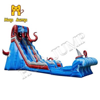 کیفیت Ocean Battle Inflatable Water Slide Marble 25ft For Park Water کارخانه