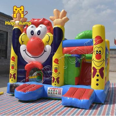 متریال پی وی سی کلاس تجاری Clown Kids Bounce House بادی